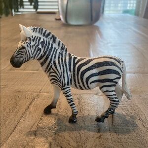 Zebra Figurine - Black and White